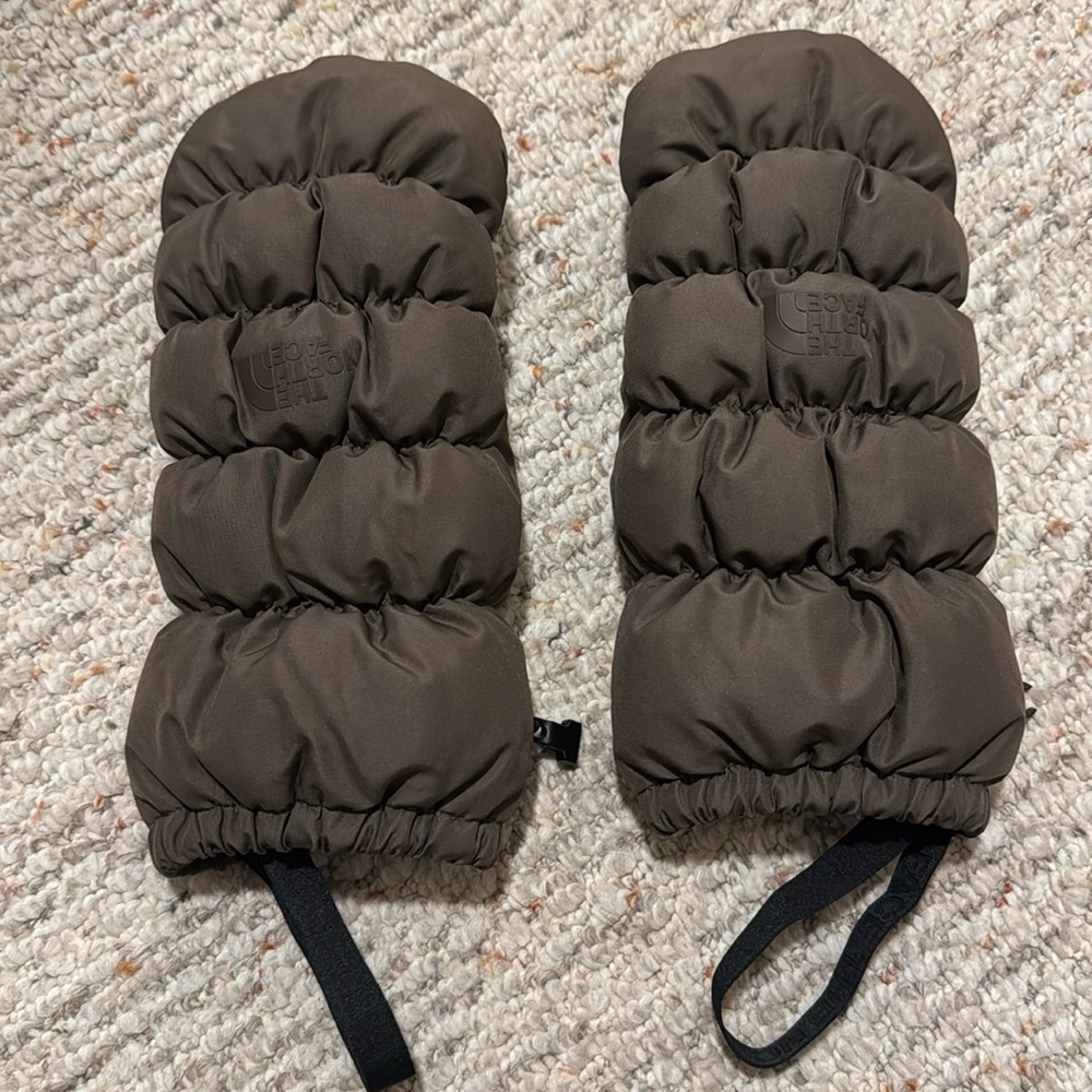 North face puffer mitts